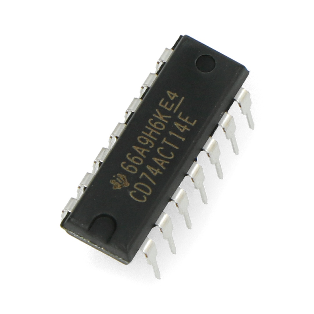 Układ logiczny CD74ACT14E - 6x inwerter z przerzutnikiem Schmitta